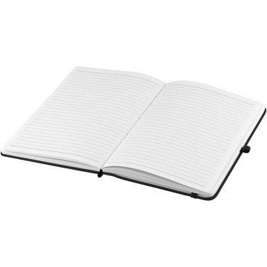 Logo trade promotional giveaways picture of: Theta A5 hard cover notebook